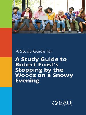 cover image of A Study Guide to Robert Frost's "Stopping by the Woods on a Snowy Evening"